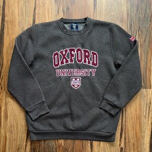 Oxford University UK Gray Crewneck Sweatshirt Size XL
